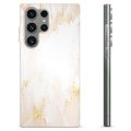 Samsung Galaxy S23 Ultra 5G TPU Case - Golden Pearl Marble