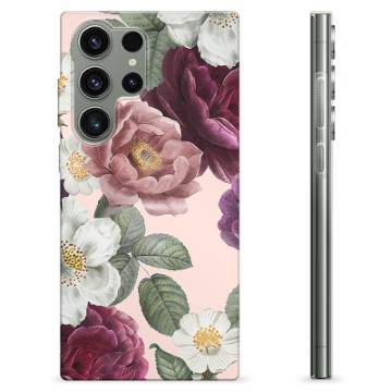 Samsung Galaxy S23 Ultra 5G TPU Case - Romantic Flowers