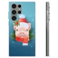 Samsung Galaxy S23 Ultra 5G TPU Case - Winter Piggy