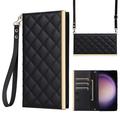 Samsung Galaxy S23+ Luxury Quilted Wallet Case