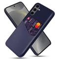 Samsung Galaxy S24 FE KSQ Case with Card Pocket - Blue