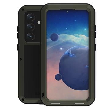 Samsung Galaxy S24 Love Mei Powerful Hybrid Case - Green