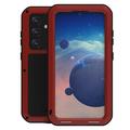 Samsung Galaxy S24 Love Mei Powerful Hybrid Case - Red