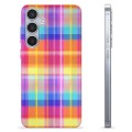 Samsung Galaxy S24+ TPU Case - Flanel Shirt