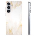 Samsung Galaxy S24+ TPU Case - Golden Pearl Marble