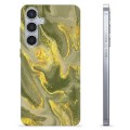 Samsung Galaxy S24+ TPU Case - Olive Marble