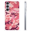 Samsung Galaxy S24+ TPU Case - Pink Camouflage