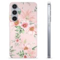 Samsung Galaxy S24+ TPU Case - Watercolor Flowers