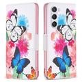Samsung Galaxy S24 Wonder Series Wallet Case - Butterflies