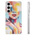 Samsung Galaxy S24 TPU Case - Abstract Portrait