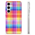 Samsung Galaxy S24 TPU Case - Flanel Shirt