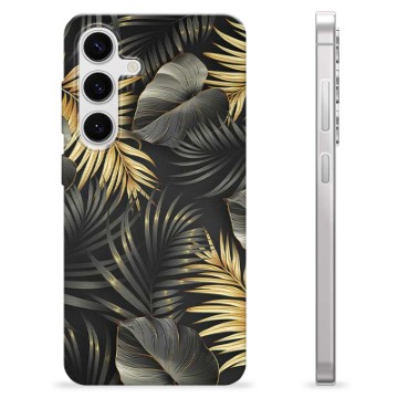 Samsung Galaxy S24 TPU Case - Golden Leaves