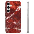 Samsung Galaxy S24 TPU Case - Red Marble