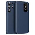 Samsung Galaxy S24 Ultra Smart Clear View Flip Case with Card Slot