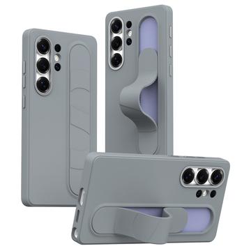 Samsung Galaxy S24 Ultra Smart Hybrid Case with Standing Grip - Dark Grey