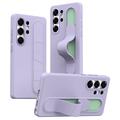 Samsung Galaxy S24 Ultra Smart Hybrid Case with Standing Grip - Purple