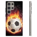 Samsung Galaxy S24 Ultra TPU Case - Football Flame