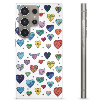 Samsung Galaxy S24 Ultra TPU Case - Hearts