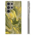 Samsung Galaxy S24 Ultra TPU Case - Olive Marble