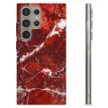 Samsung Galaxy S24 Ultra TPU Case - Red Marble