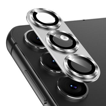 Samsung Galaxy S25 Hat Prince Full Cover Camera Lens Protector - Silver