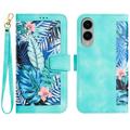Samsung Galaxy S25 Edge Floral Wallet Case with Card Slots