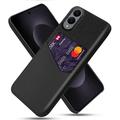 Samsung Galaxy S25 Edge KSQ Case with Card Pocket - Black