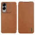 Samsung Galaxy S25 Edge Nillkin Qin Pro Flip Case - Brown