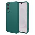 Samsung Galaxy S25 Edge Shockproof Silicone Case - Blackish Green