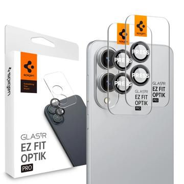 Samsung Galaxy S25 Edge Spigen Glas.tR Ez Fit Optik Pro Camera Lens Protector - Black