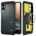 Samsung Galaxy S25 Edge Spigen Tough Armor Mag Case - Abyss Green