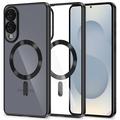Samsung Galaxy S25 Edge Tech-Protect MagFlex Case - MagSafe Compatible - Clear / Black