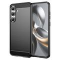 Samsung Galaxy S25 FE Brushed TPU Case - Carbon Fiber