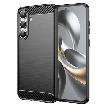 Samsung Galaxy S25 FE Brushed TPU Case - Carbon Fiber