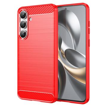 Samsung Galaxy S25 FE Brushed TPU Case - Carbon Fiber