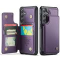 Samsung Galaxy S25 FE Caseme C22 Case RFID Card Wallet - Purple