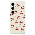 Samsung Galaxy S25 FE Cherry Pattern TPU Case