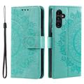 Samsung Galaxy S25 FE Mandala Series Wallet Case - Green