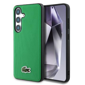 Samsung Galaxy S25 Lacoste Iconic Petit Pique Woven Logo Case - MagSafe Compatible