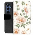 Samsung Galaxy S25 Premium Wallet Case - Floral