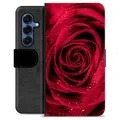 Samsung Galaxy S25 Premium Wallet Case - Rose