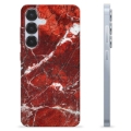 Samsung Galaxy S25 TPU Case - Red Marble