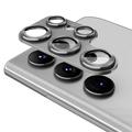 Samsung Galaxy S25 Ultra Hat Prince Full Cover Camera Lens Protector - Grey