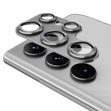 Samsung Galaxy S25 Ultra Hat Prince Full Cover Camera Lens Protector - Grey