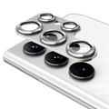 Samsung Galaxy S25 Ultra Hat Prince Full Cover Camera Lens Protector - Silver