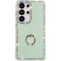 Samsung Galaxy S25 Ultra CrystalGlow Hybrid Case with Ring Holder