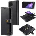 Samsung Galaxy S25 Ultra DG.Ming 2-in-1 Detachable Wallet Leather Case - Black