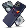 Samsung Galaxy S25 Ultra KSQ Case with Card Pocket - Blue