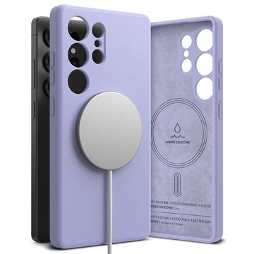 Samsung Galaxy S25 Ultra Ringke Liquid Silicone MagSafe Case - Lavender