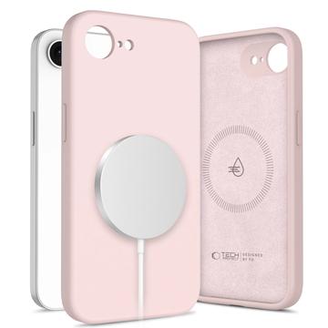 iPhone 16e Tech-Protect Liquid Silicone Case - MagSafe Compatible - Pink Pearl